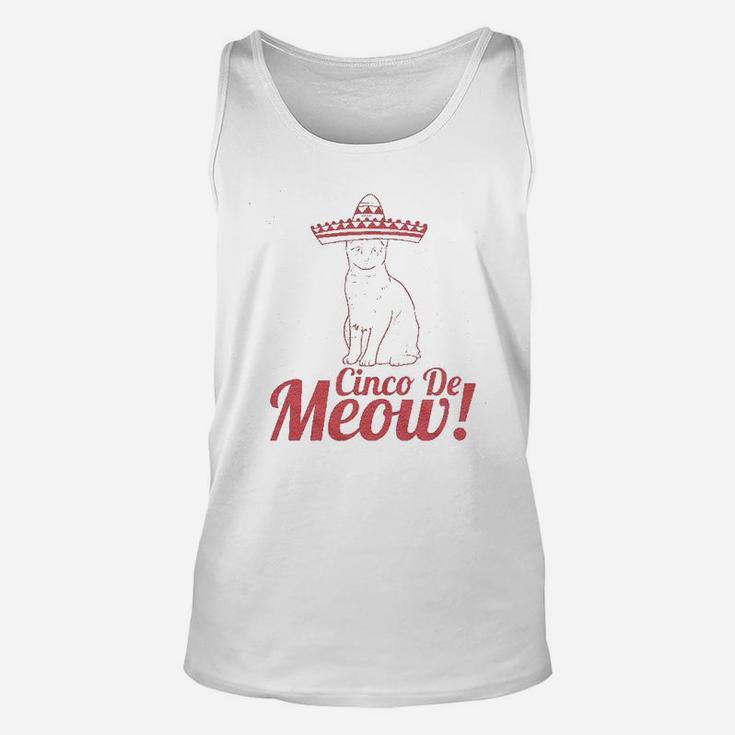 Cinco De Meow Funny Unisex Tank Top