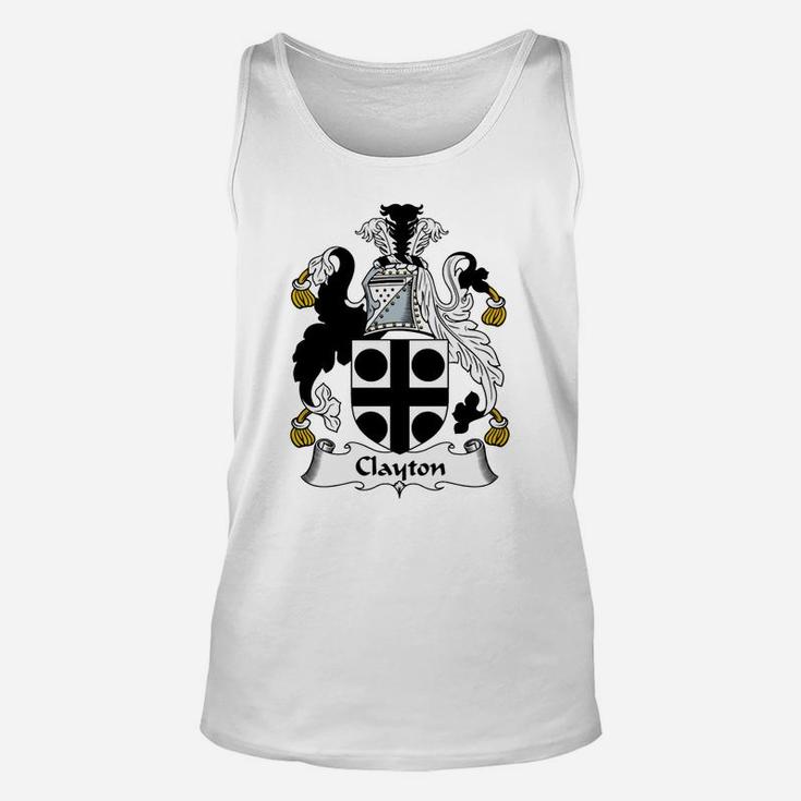 Clayton Family Crest / Coat Of Arms British Family Crests Unisex Tank Top