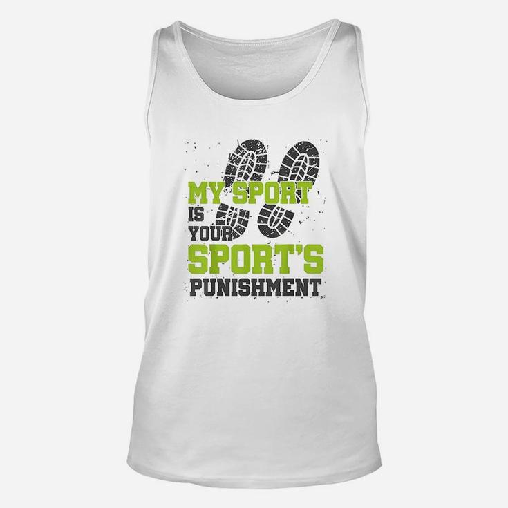 Cross Country Running Sport Your Punishment Funny Coach Unisex Tank Top