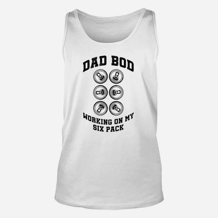 Dad Bod Working On My Six Pack Unisex Tank Top