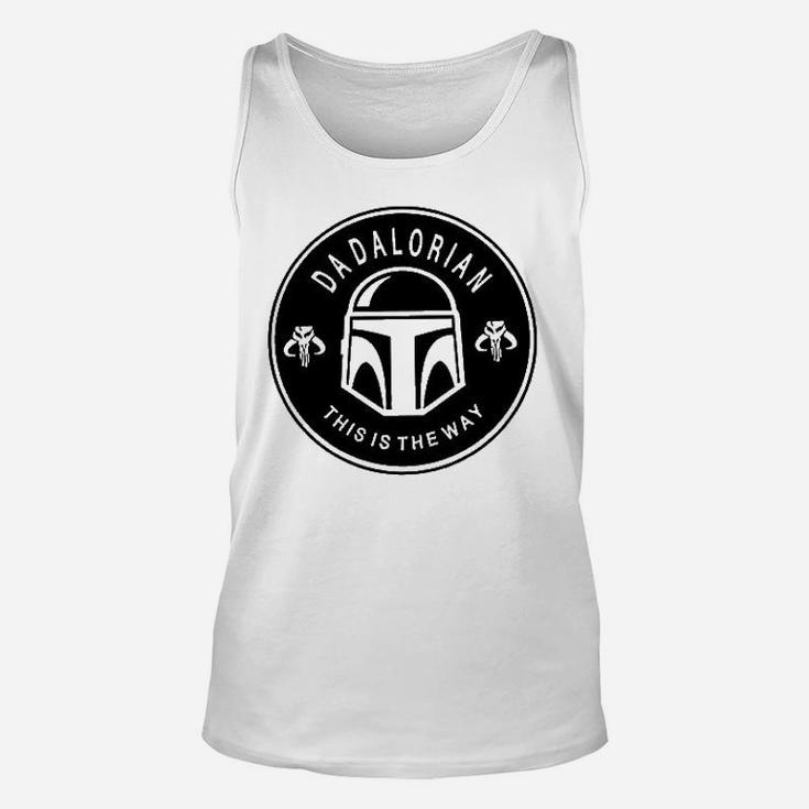 Dadalorian This Is The Way, dad birthday gifts Unisex Tank Top