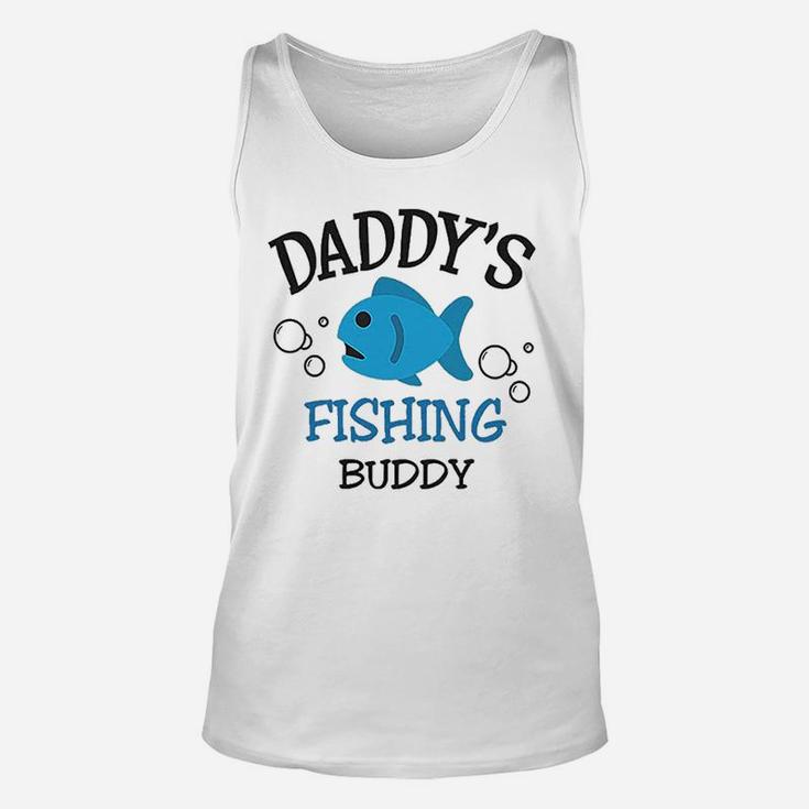 Daddy Dad Father Fishing Buddy Style Unisex Tank Top