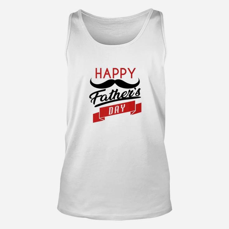 Daddy Happy Fathers Day Papa Funny Dad Gift For Men Unisex Tank Top