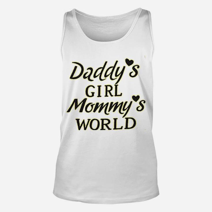 Daddys Girl Mommys World Funny, best christmas gifts for dad Unisex Tank Top