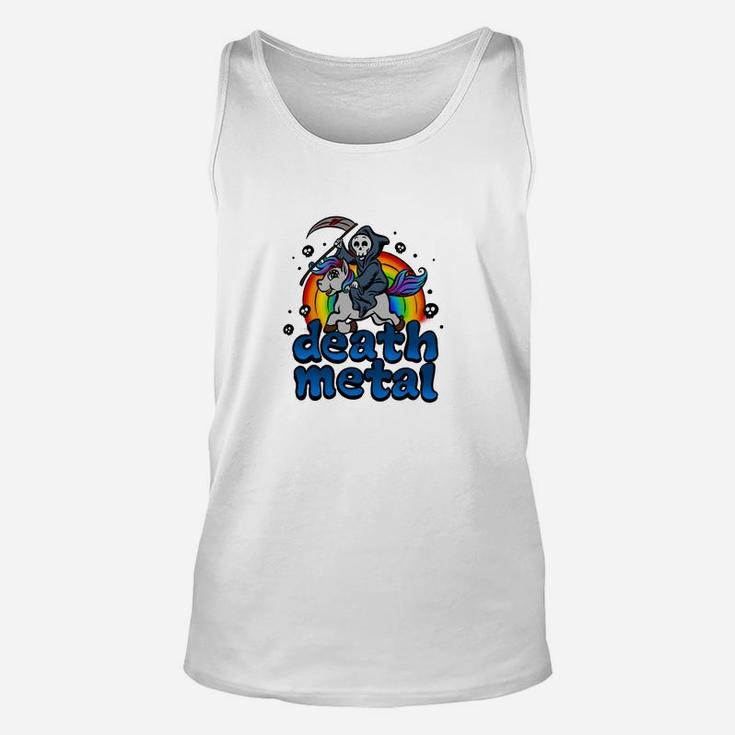 Death Metal Musik Einhorn Pony Rainbow TankTop