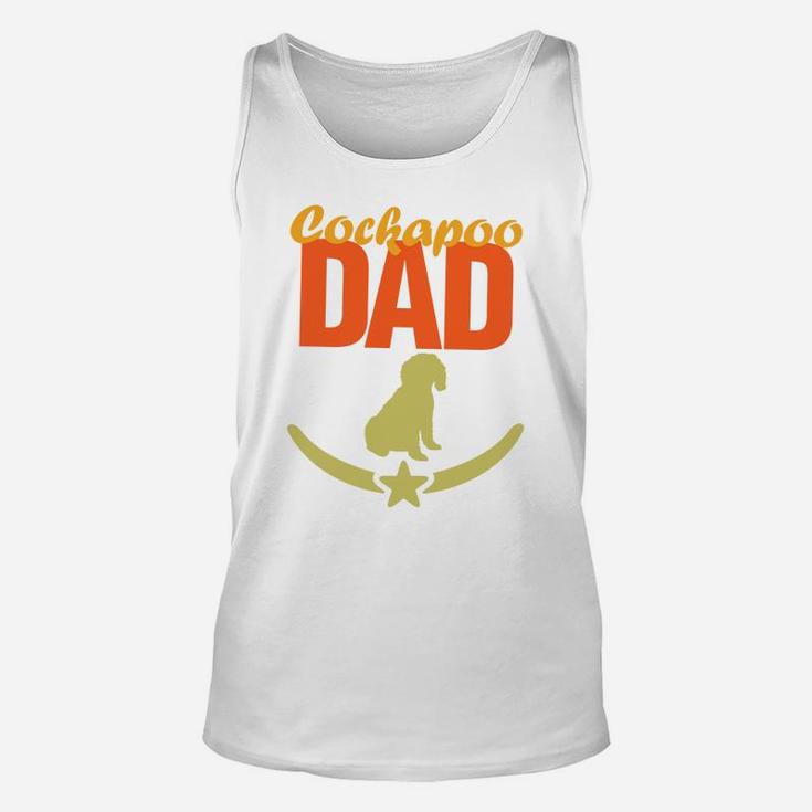 Dog Dad Shirt For Men Daddy Cockapoo Puppy Dog Lovers Gift Unisex Tank Top