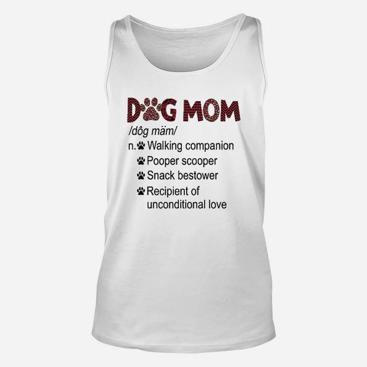 Dog Mom With Definition Unisex Tank Top