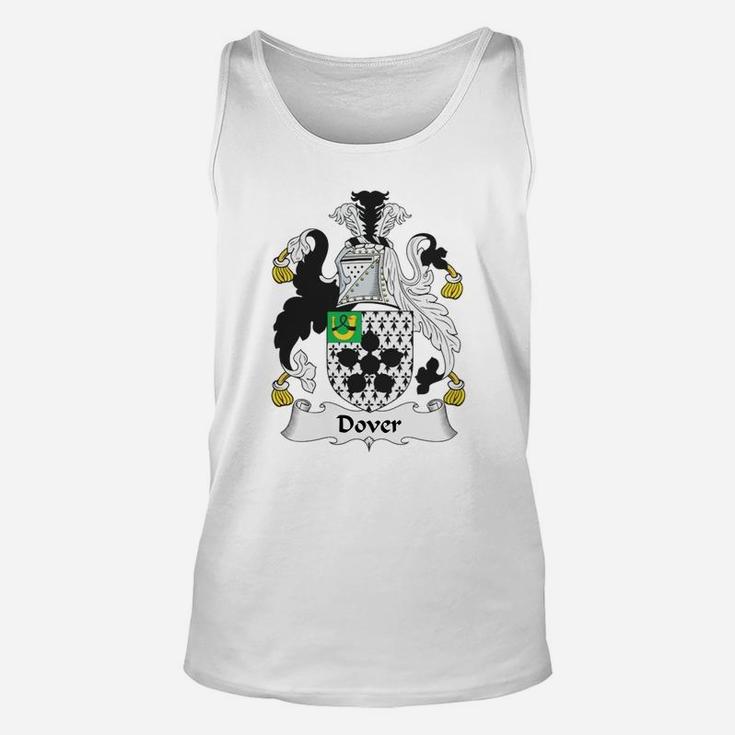 Dover Family Crest / Coat Of Arms British Family Crests Unisex Tank Top