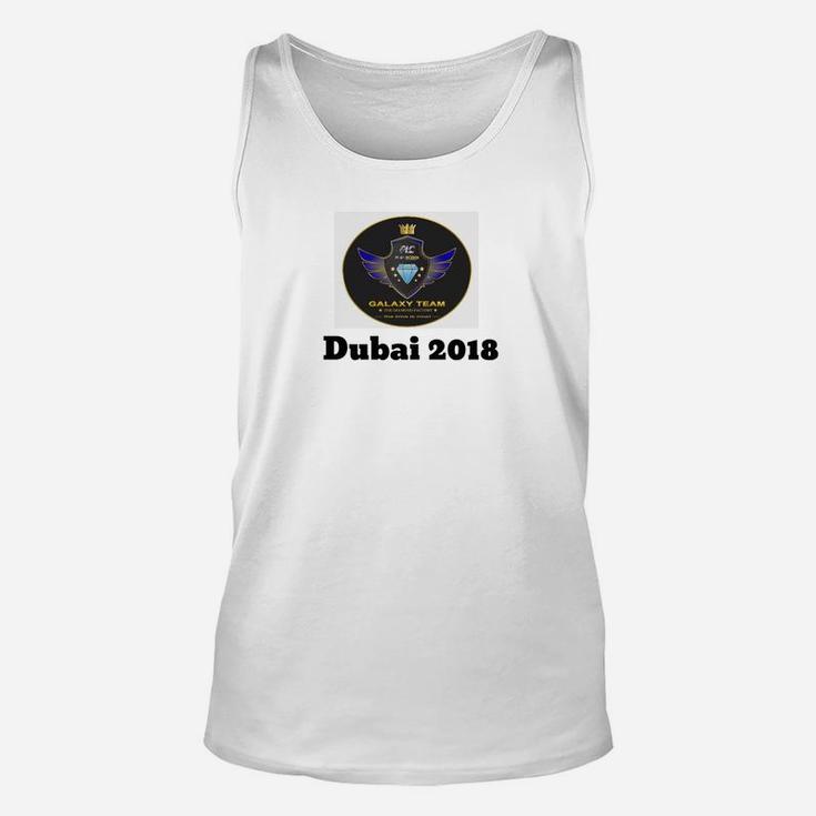 Dubai 2018 Logo Emblem Unisex TankTop für Herren in Weiß