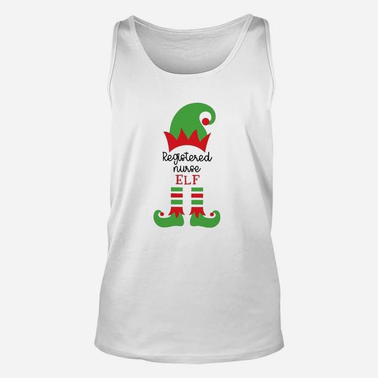Elf Registered Nurse Elf Christmas Rn Unisex Tank Top