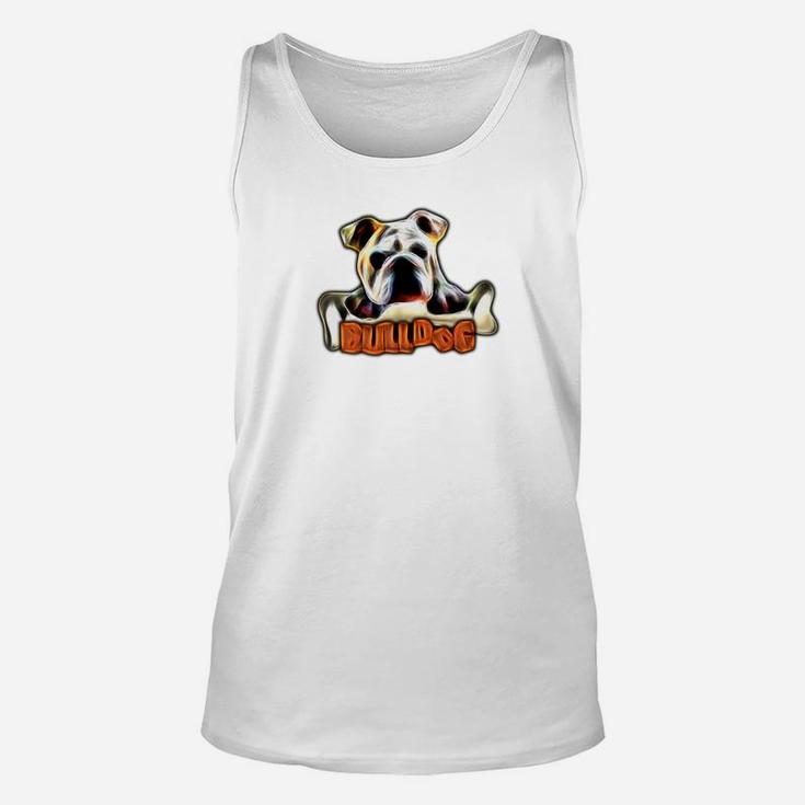English Bulldog Mom Dad Dog Lover Owner Gift Tee Shirt Unisex Tank Top