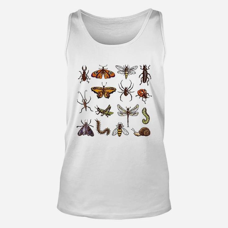 Entomology Collection Of Insects Funny Bug Unisex Tank Top