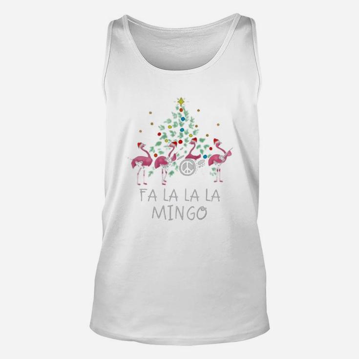 Fa La La La Mingo Flamingo For Christmas Xmas Gift Sweatshirt Unisex Tank Top