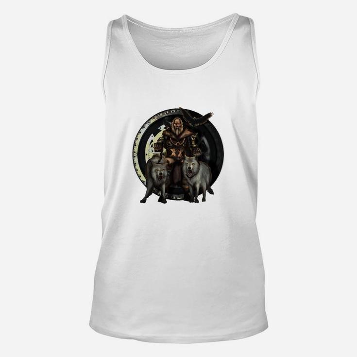 Fantasie Krieger & Wildschwein Motiv Herren Unisex TankTop, Kreatives Design