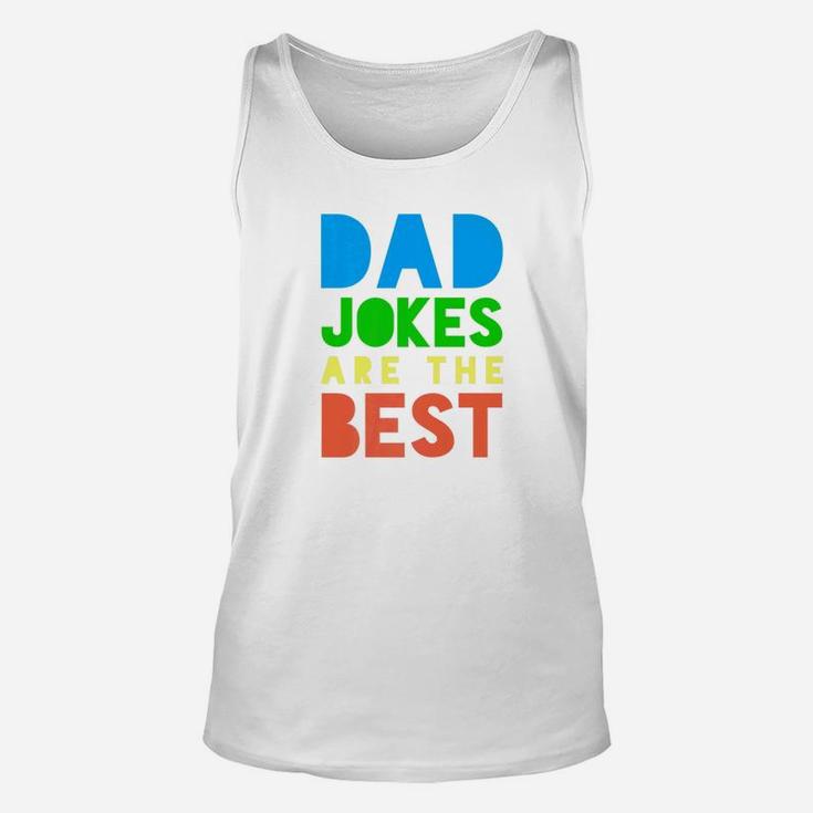 Fathers Day Gift Funny Dad Jokes Are The Best Premium Unisex Tank Top