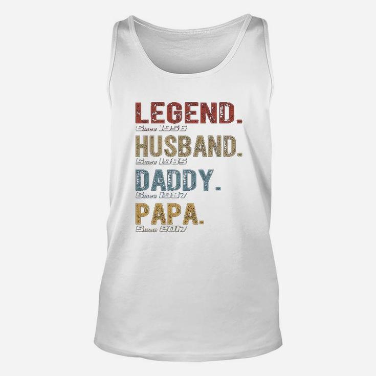 Fathers Day Legend Husband Daddy Papa Unisex Tank Top