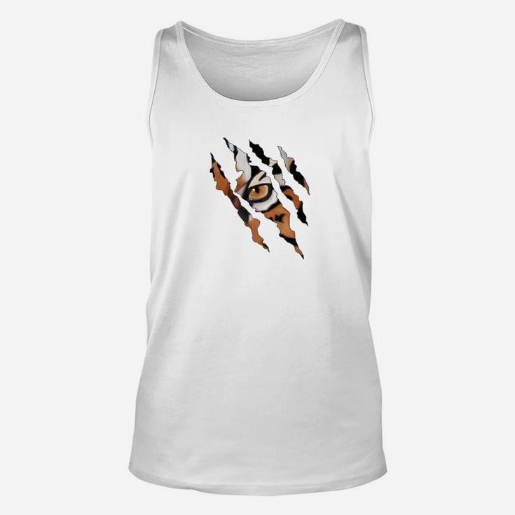 Fearless Tiger Cat Eye Claw Silhouette Tank Top Fearless Tiger Cat Eye Claw Silhouette Tank Top