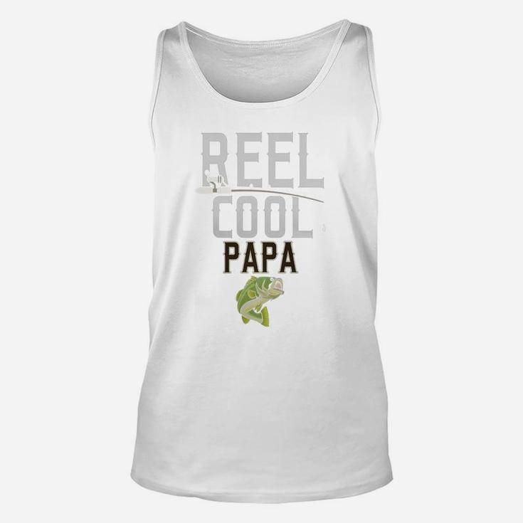 Fishing Papa T Shirt Funny Quote Fisherman Grandpa Gift Idea Unisex Tank Top