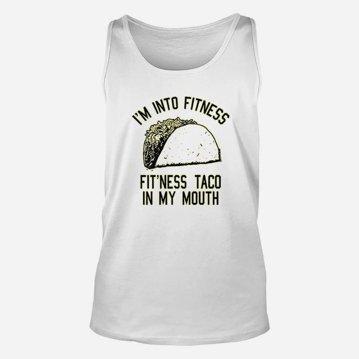 Fitness Taco Funny Gym Cool Humor Graphic Muscle Unisex Tank Top