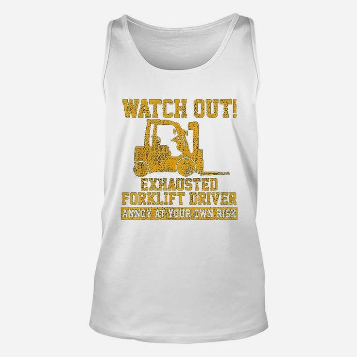 Forklift Driver Watch Out Gift Vintage Unisex Tank Top