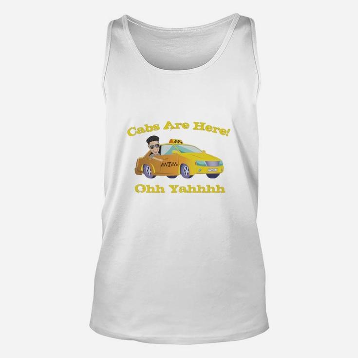 Funny Cabs Are Here Unisex Tank Top