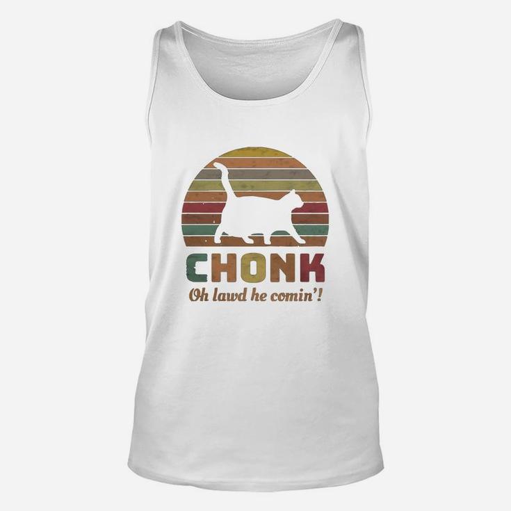 Funny Chonk Scale Cat Meme Memes Unisex Tank Top