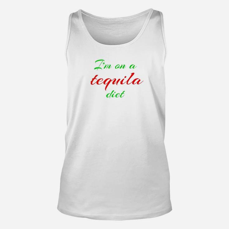 Funny Cruise Vacation For Dad Who Loves Tequila Unisex Tank Top