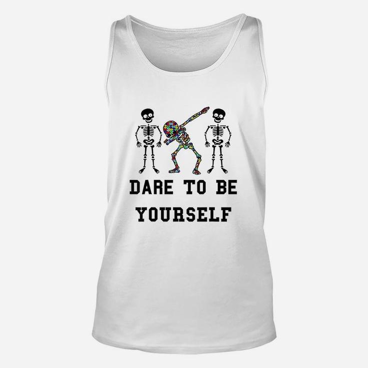 Funny Dare To Be Yourself Autism Awareness Unisex Tank Top