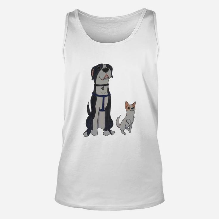 Funny Dogs Lovers, gifts for dog lovers, dog dad gifts, dog gifts Unisex Tank Top