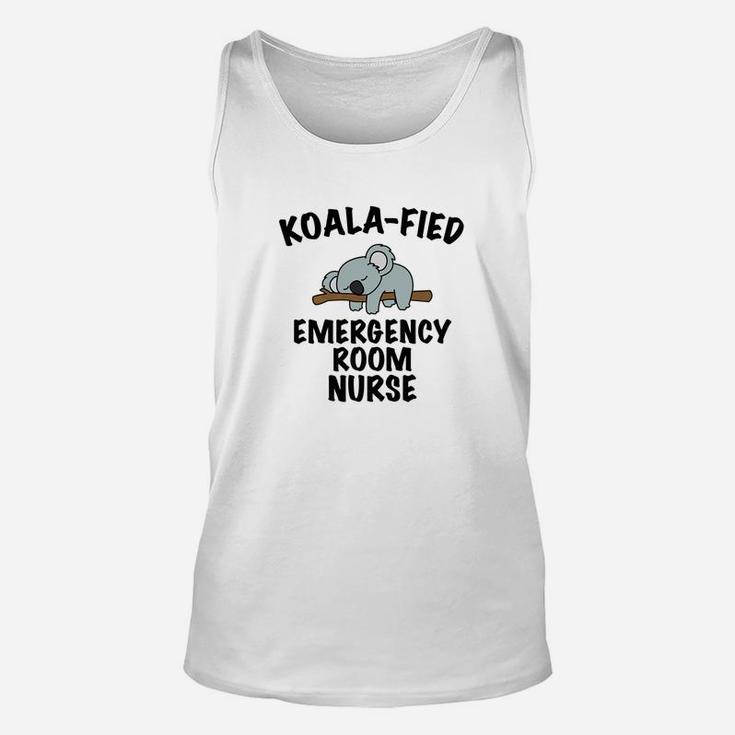Funny Er Nurse Cute Koala Emergency Room Nurse Unisex Tank Top