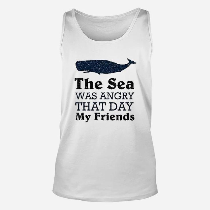 Funny Vandelay Sea Was Angry That Day Costanza Unisex Tank Top