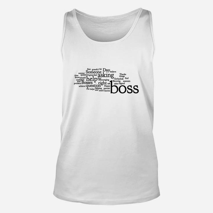 Gift For Boss Day Tshirts Boss Unisex Tank Top