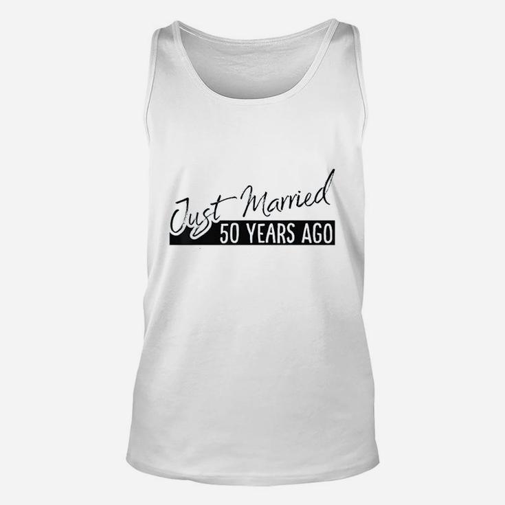 Gift Just Married 50 Years Ago 50th Anniversary Unisex Tank Top