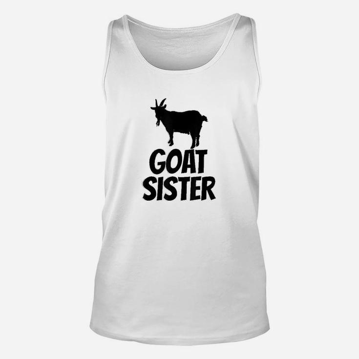 Goat Sister Gift For Goat Lovers Unisex Tank Top