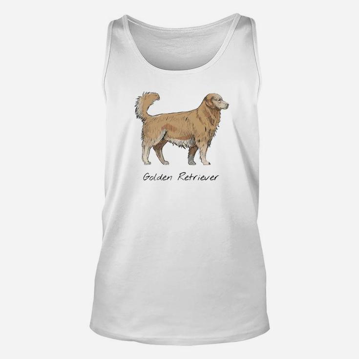 Golden Retriever Doggy, dog christmas gifts, gifts for dog owners, dog birthday gifts Unisex Tank Top