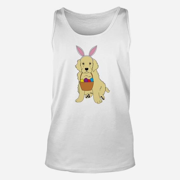 Golden Retriever Easter Puppy Dog Lovers For Women Unisex Tank Top