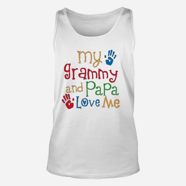 Grammy And Papa Love Me Toddler Unisex Tank Top