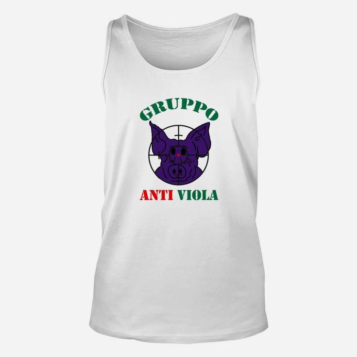 Gruppo Anti Viola Unisex TankTop, Schweinedesign Lustiges Motiv