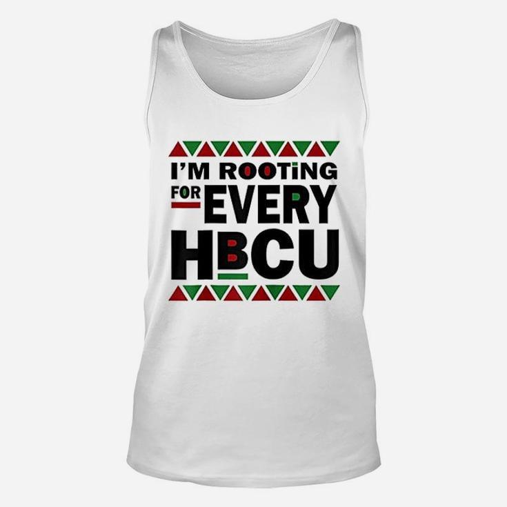 Hbcu Black History Pride Gift I Am Rooting For Every Hbcu Unisex Tank Top