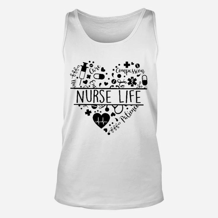 Heart Nurse Life Nurse Unisex Tank Top
