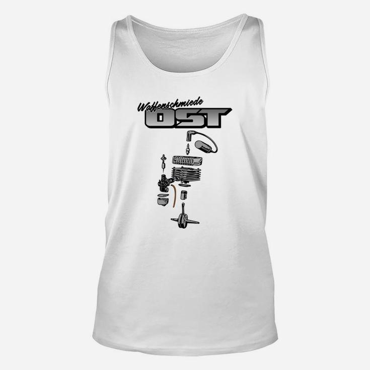 Heimwerkerkönig Herren Unisex TankTop, Weißes Werkzeug-Motiv Tee