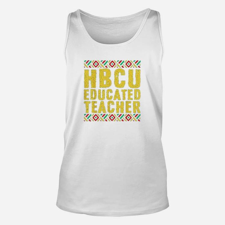 Historical Black College Alumni Gift Hbcu Educated Teacher Unisex Tank Top