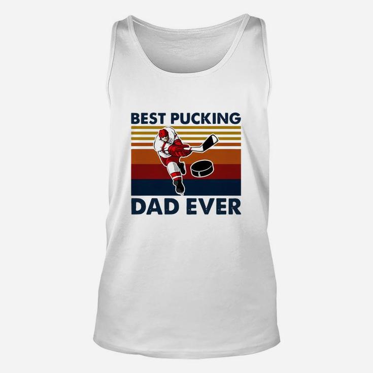 Hokey Best Pucking Dad Ever Vintage Shirt T-Shirt Seseable UK