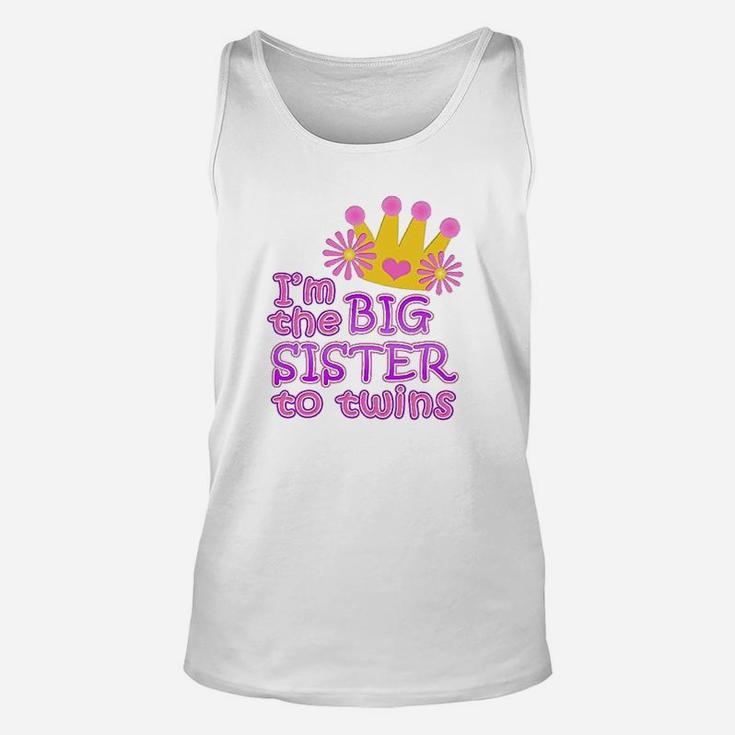 I Am The Big Sister To Twins, sister presents Unisex Tank Top