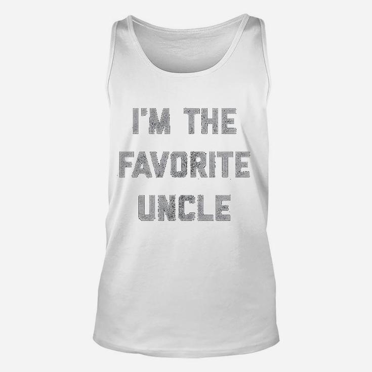 I Am The Favorite Uncle Funny Family Niece Nephew Unisex Tank Top