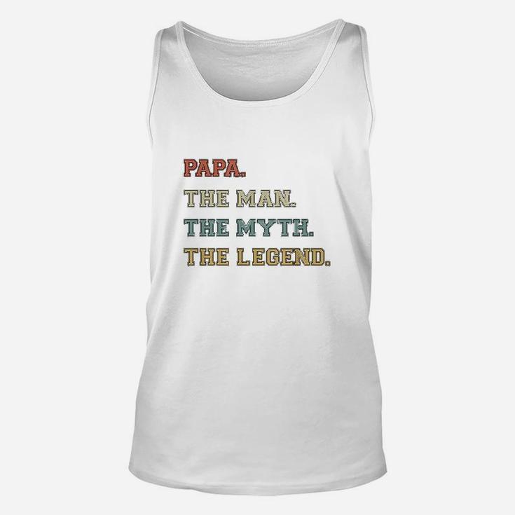 I Am The Papa The Man The Myth And The Legend Varsity Style T-Shirt I Am The Papa The Man The Myth And The Legend Varsity Style T-Shirt