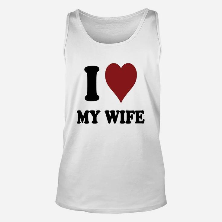 I Heart My Wife T-shirts Unisex Tank Top