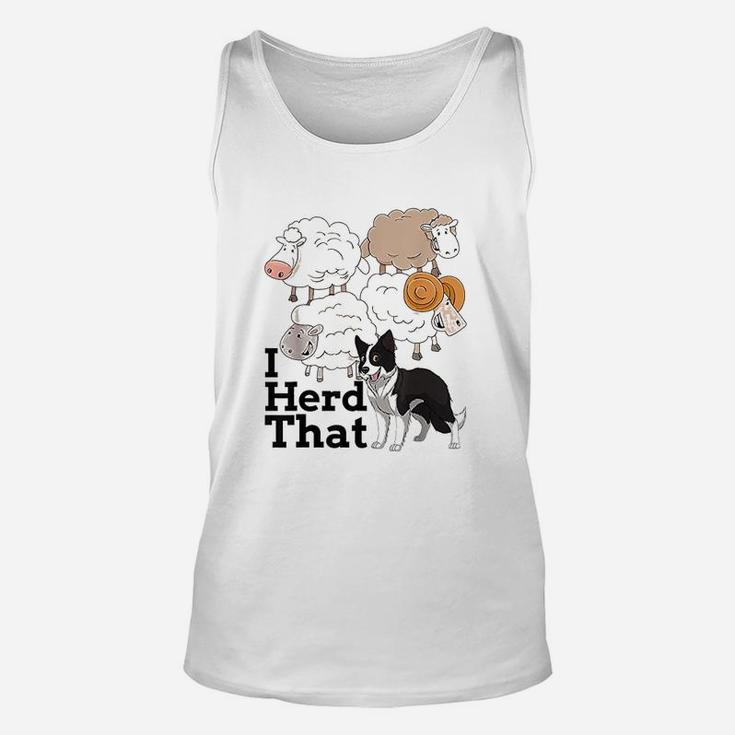 I Herd That Sheep Dogs Unisex Tank Top