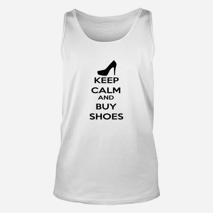 Keep Calm And Buy Shoes Unisex Tank Top