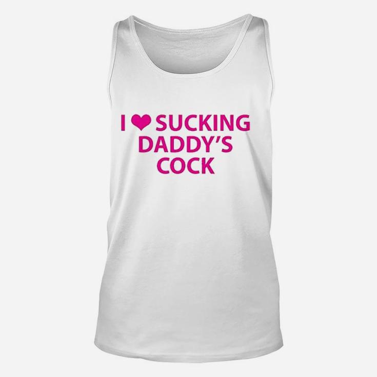 Knaughty Knickers I Love Scking Daddys Unisex Tank Top